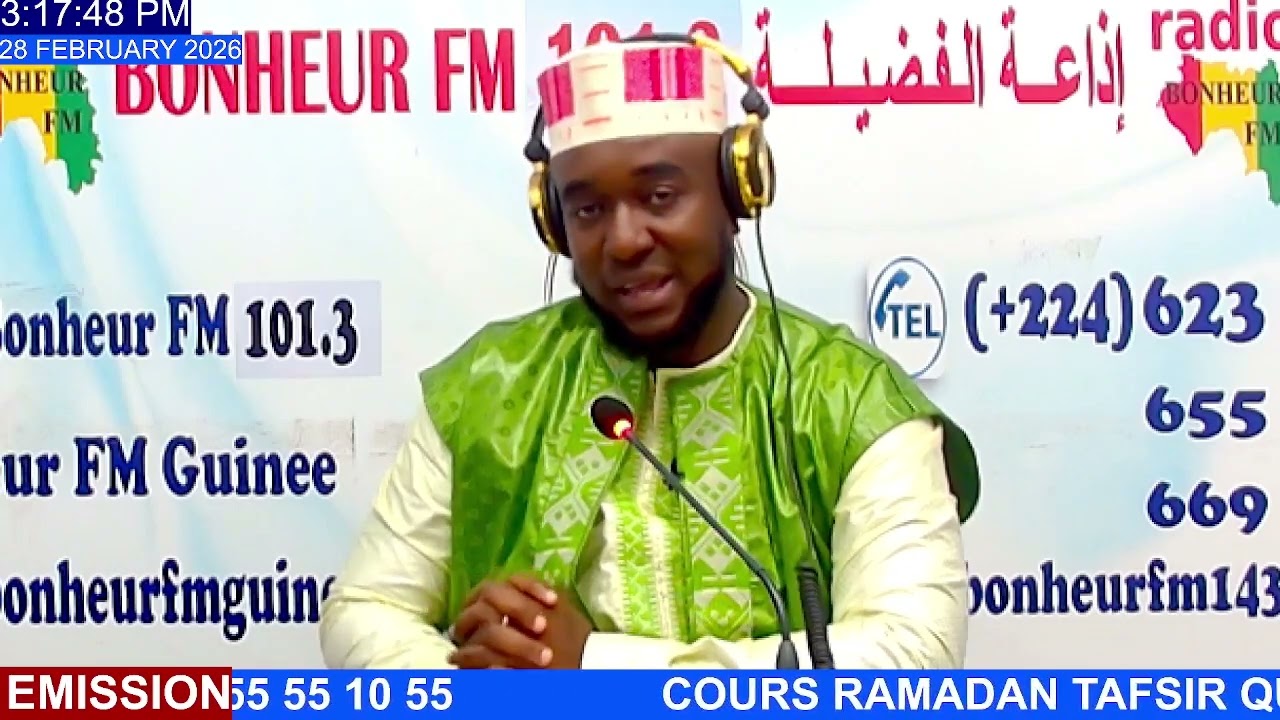 Cours Ramadan Tafsir Quran en soussou avec Cheikh Souleymane Sylla du 28 02 2026