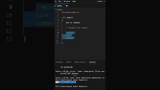 How to Comment in C/C++.