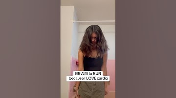 GRWM to RUN because cardio is therapeutic 😌 #grwm #running #run #workout #workoutmotivation #cardio
