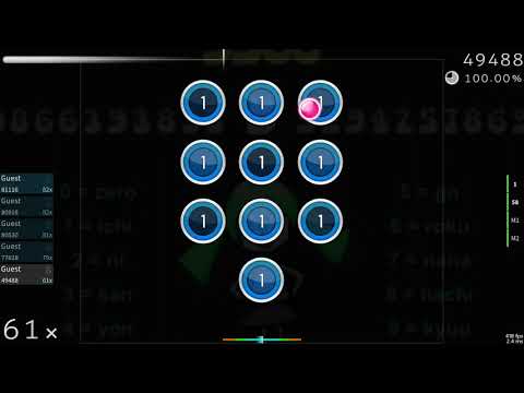 Hatsune Miku Recites Pi SS (82 combo) EZ + ∞AR
