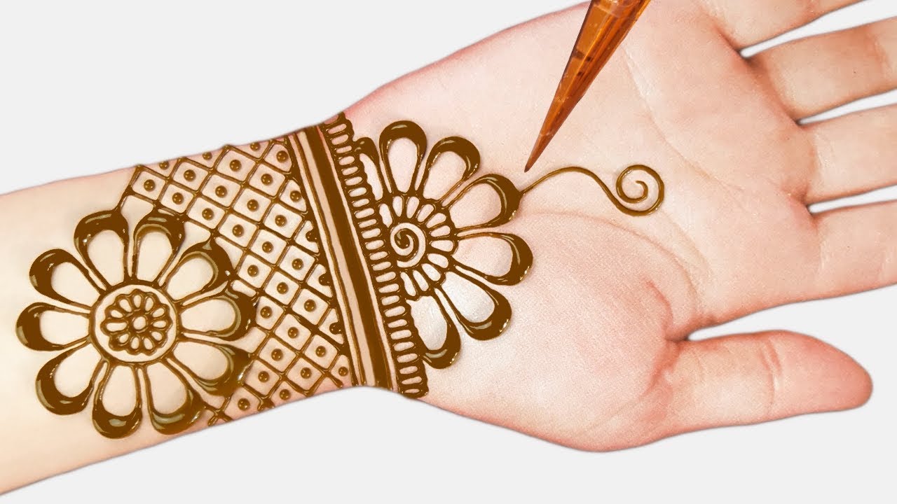 Easy mehndi designs - Easy beautiful mehndi designs for hands - simple ...