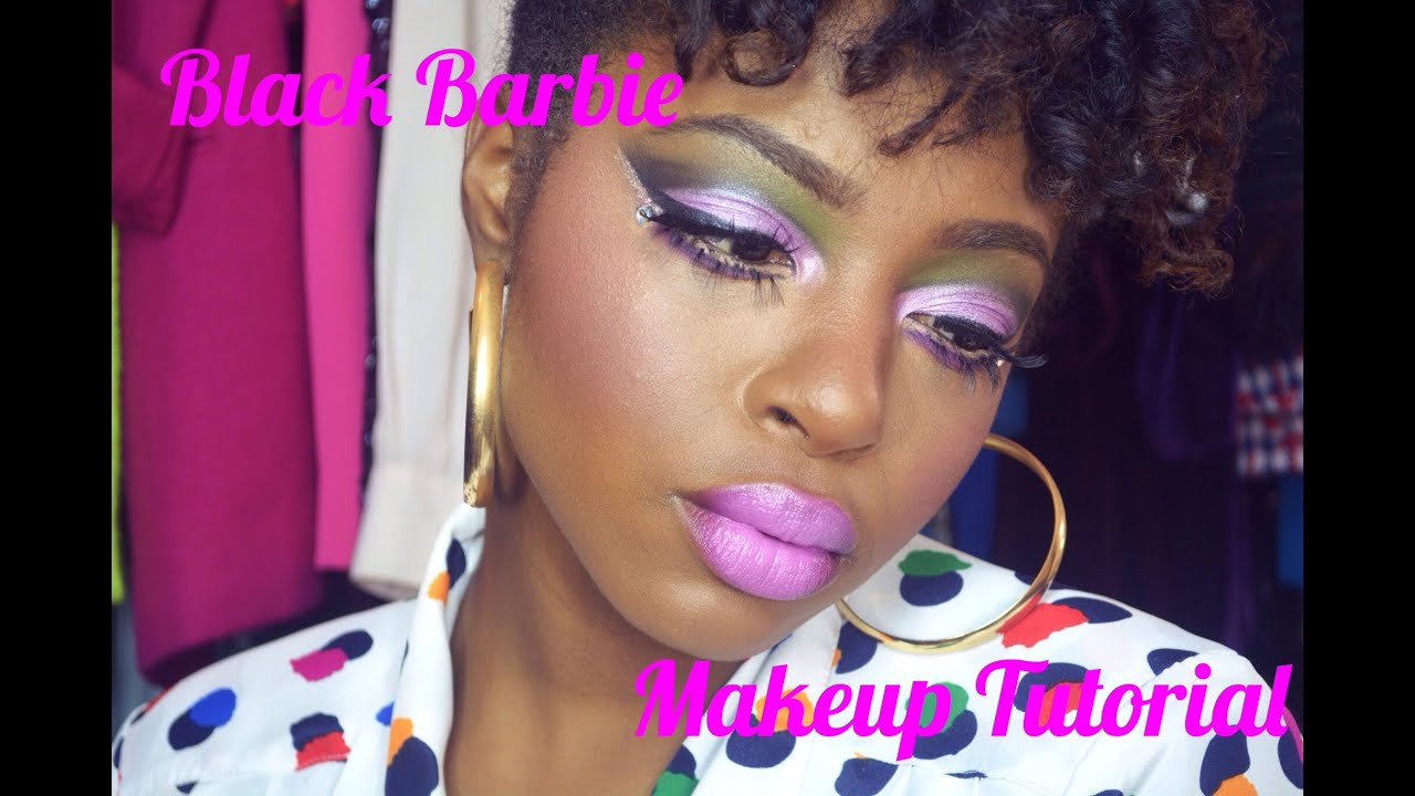 Cheap Beat Black Barbie Makeup Tutorial YouTube