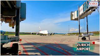 EMIRATES A380 CLEARED FOR TAKEOFF AT ZURICH AIRPORT_ APRIL 2026  _ 4K
