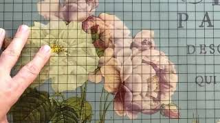 IOD What a Decor Transfer Should Be using IOD Flora Parisiensis Decor Transfer