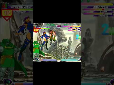MvC2: Romneto - Psylocke Counter Blade to Reverse Hitbox Psy Thrust 50% Assist Punish .:7.23.25:.