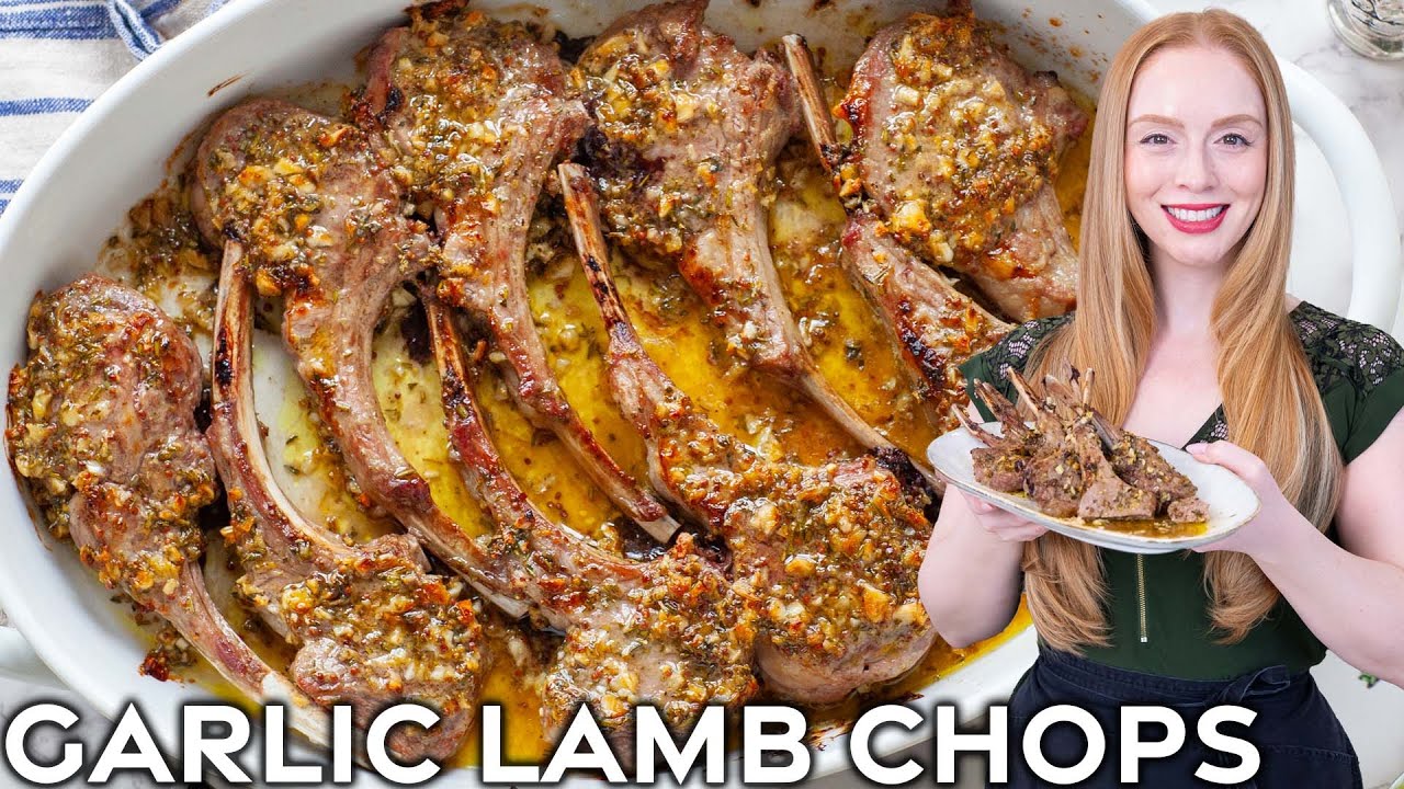 The Best Lamb Chops Recipe! With Garlic & Herbs - YouTube