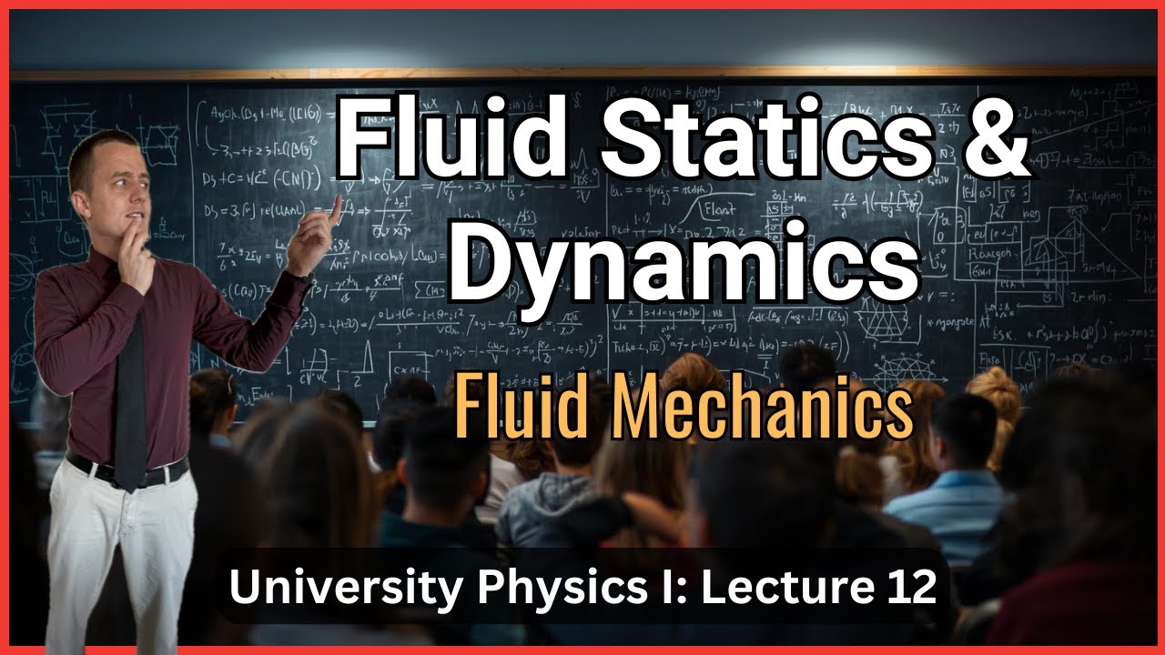 Fluid Mechanics: Statics and Dynamics – Lecture 12 (University Physics I)