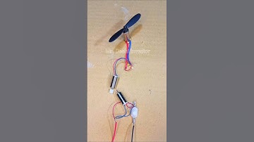 DC Coreless Motor to DC Coreless Motor Electricity Transfer ° DC Motor #dcmotor #tech #shorts