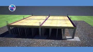 3D Animation of construction of a Multi Story Building । Building construction।