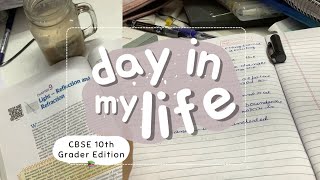 A day in the life of a CBSE 10th Grader 🩷📚📓🖊️