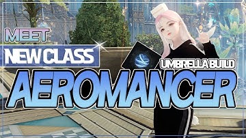 Lost Arkㅣ 《New Class》 Umbrella Build Gale Rage Aeromancer Skill Cover 《Skill Build, Combos》