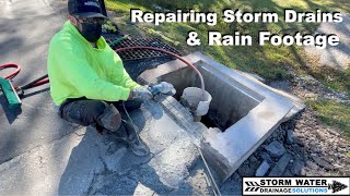 Fixing A Concrete Storm Drain  Civil Drainage  Concrete Storm Structure  Drainage Systems