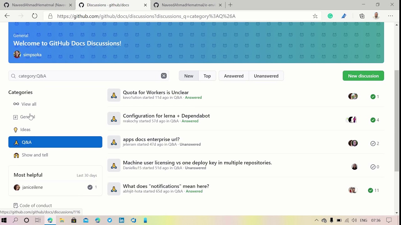 Github Discussions - YouTube