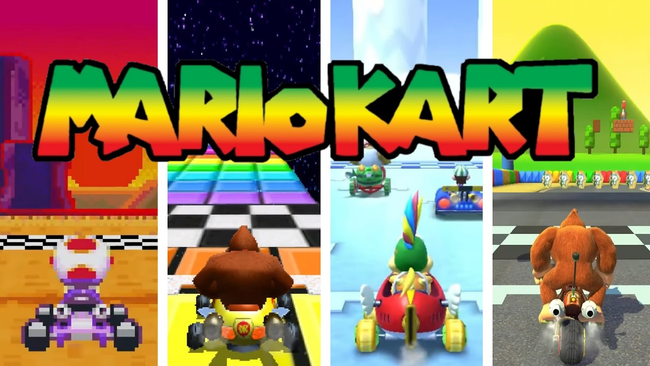 MARIO KART SERIES - All SNES Retro Courses