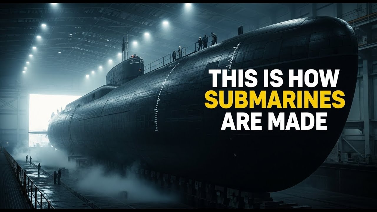 Inside a Nuclear Submarine Factory 🚢 | How the World’s Most Powerful Submarines Are Built (4K)