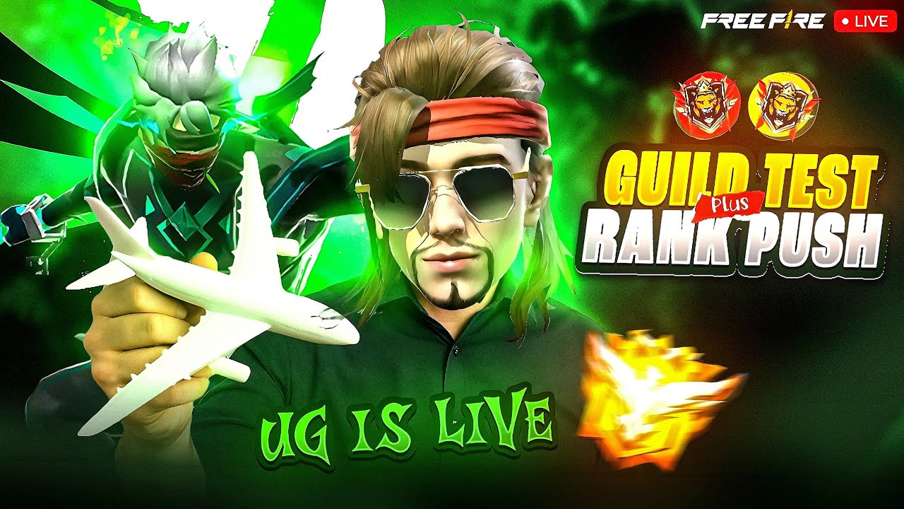 Free Fire Rank Push Heroic to Master: BR Rank Push Live and Guild Tast ...