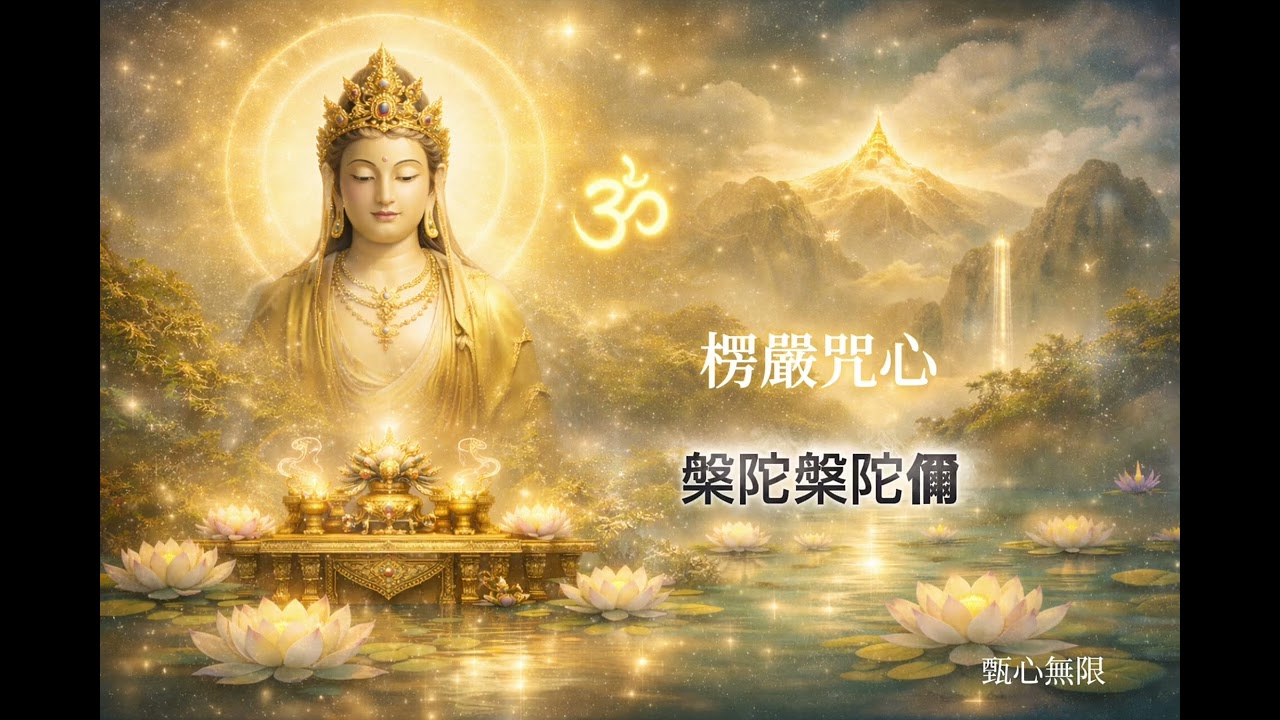 《楞嚴咒心》｜清理負能量・穩定磁場・正念清淨・回到內在光明