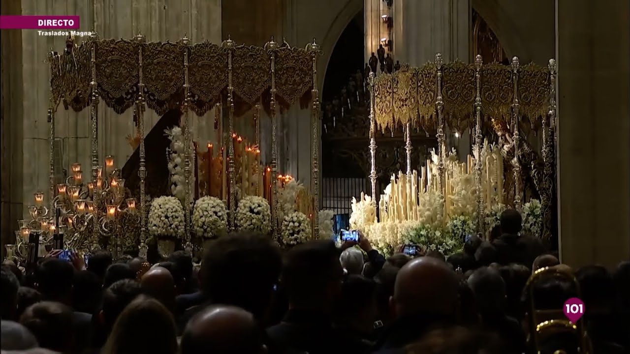 Encuentro entre la Esperanza Macarena y la Esperanza de Triana | Magna Sevilla 2024