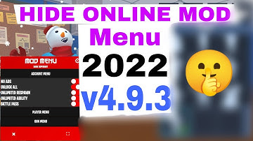 Mod Menu Hide Online 4.9.3 Halloween 2022!!! Unlock All.... More...