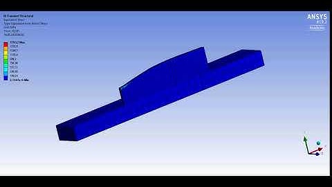 Residual stress distribution of sample P3D1 - sliced geometry
