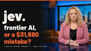 Jev Can't Hallucinate. It Still Lost $31,680. So I Tested the Frontier Model That Doesn't Write
