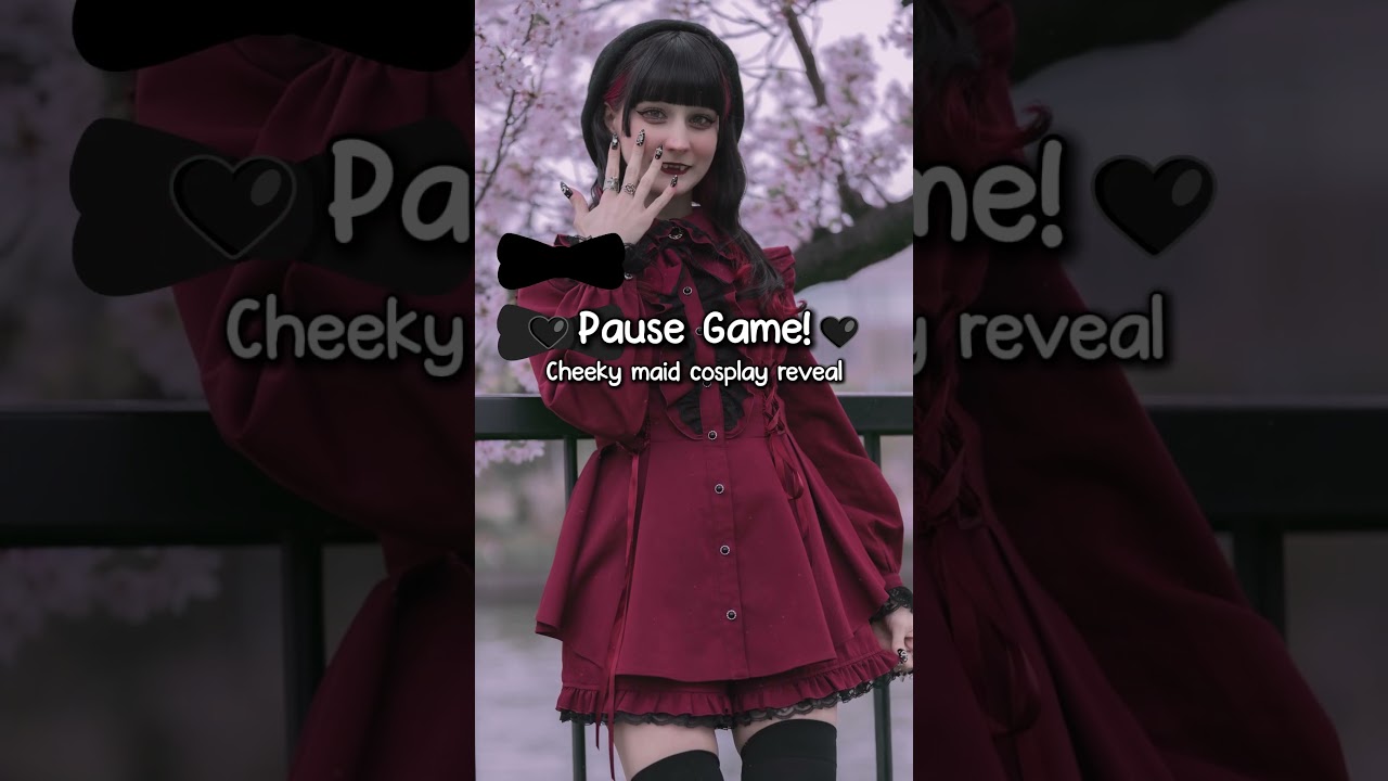 Not just any old maid cosplay :3c