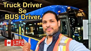 Why I Left Truck Driving For a Bus Driver Job🇨🇦 | A Day in My Life