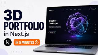 Build a 3D Animated Portfolio in Next.js
