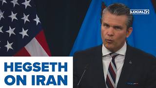 Defense Secretary Pete Hegseth updates conflict with Iran