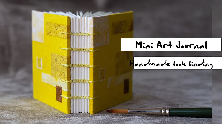 Handmade Mini Art Journal | Books bind Faye