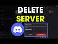 How To Permanently Delete Your Discord Server (Easy) 2026
