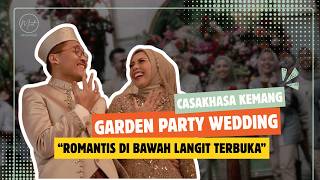 Wedding Garden Party at Casakhasa Kemang | Mint Organizer Jakarta