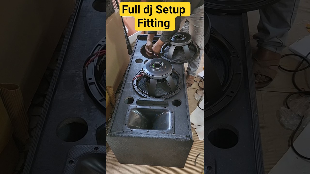 Full Dj Setup Fitting || 6 Dual 15 Top Fitting || 