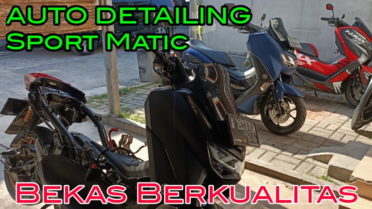 PROSES AUTO DETAILING NMAX ABS CONNECTING 2021 YouTube