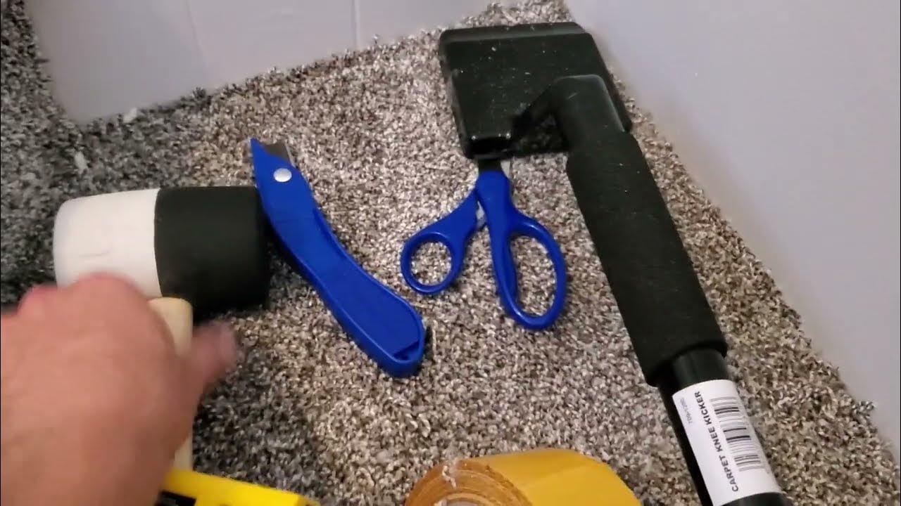 Carpeting Stairs with Foam Backed Carpet YouTube