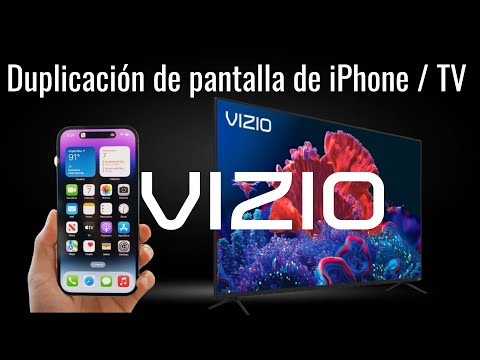 Cómo conectar un iPhone con un Smart TV vía Airplay (duplicación de pantalla) #vizio