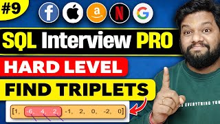 FIND STUDENT TRIPLETS in SQL 🤔 HARD LEVEL | SQL Interview PRO PART - 9