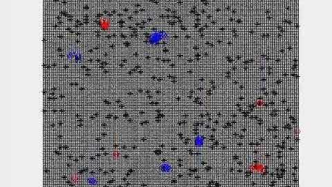 Ant clustering simulation using Ant Clustering Algorithm (ACA) and Genetic Algorithm (GA)