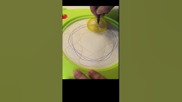 🌹ASMR Spirograph design 🌹Nice Geometric Design | #shorts #spirograph |#spirography #art #asmr