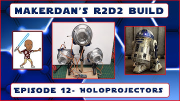R2D2 Build Episode 12-Holoprojectors