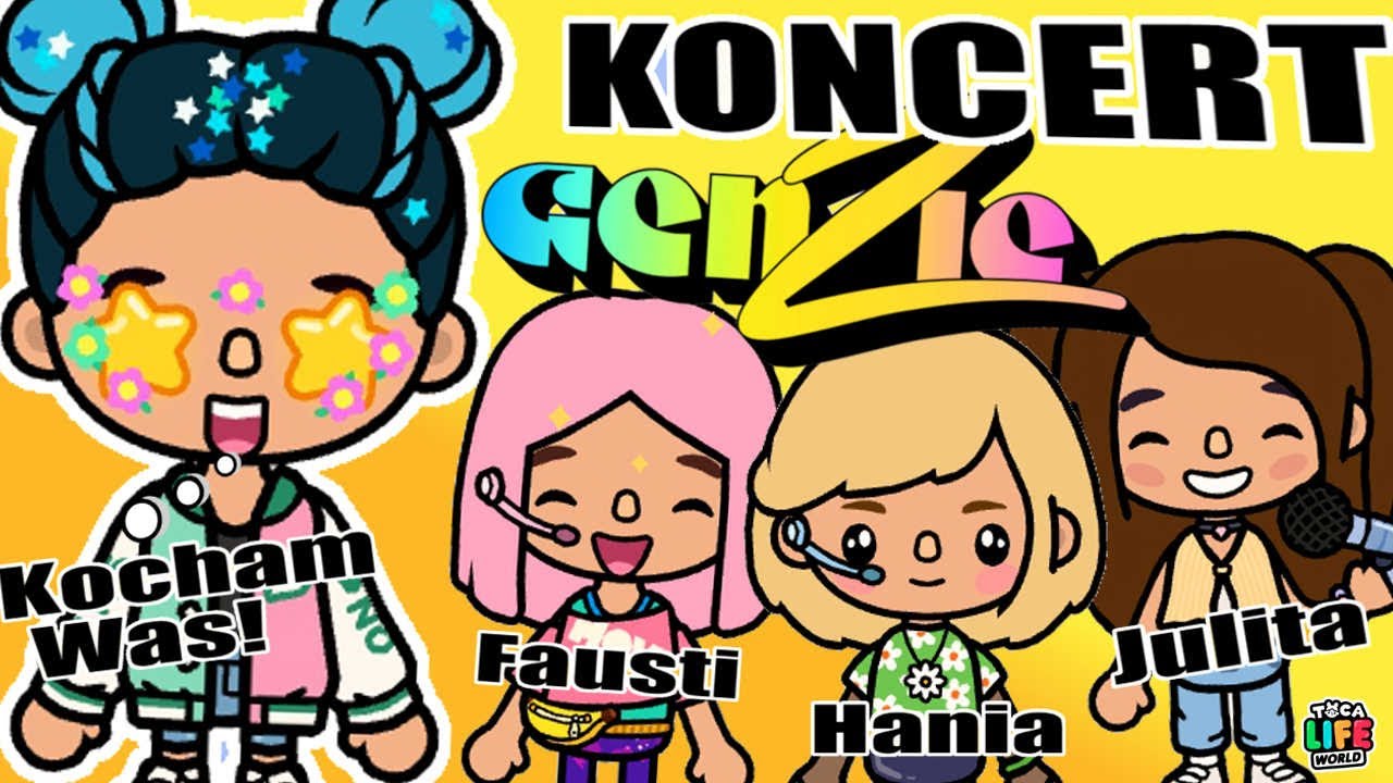 KONCERT GENZIE 🌟 KAŚKA IDZIE NA KONCERT 🌟 historyjka Toca Boca