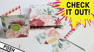 ⭐️SURPRISE INSIDE⭐️Easy To Make DIY Mini NoteCards/ Make Mini NoteCards And NoteCard Wallet