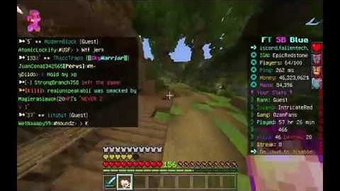 OMG more hacking... | FALLENTECH SKYBLOCK BLUE MC