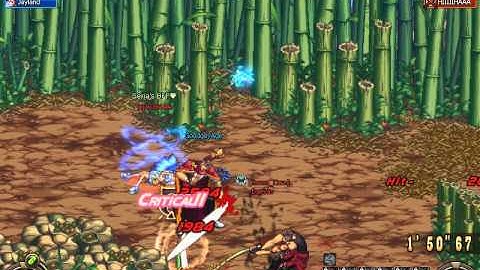 DFO Beta PVP Crusader All Kill - Crusader and Monk vs. Witch and Avenger