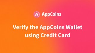 Verify the AppCoins Wallet Using Credit Card screenshot 3