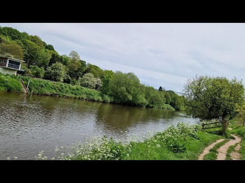 Part 2 of the beautiful walk along the River Bank  in Bewdley