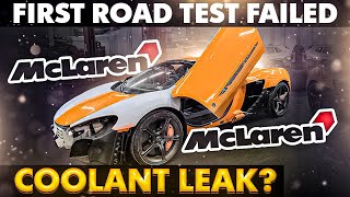 I BOUGHT AN ABANDONED CRASHED MCLAREN 650S SPIDER PART #5 FIRST ROAD TEST FAILED!
