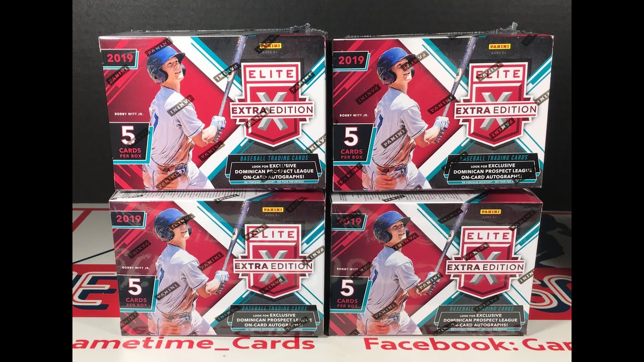 2019 panini mlb elite extra edition blaster box