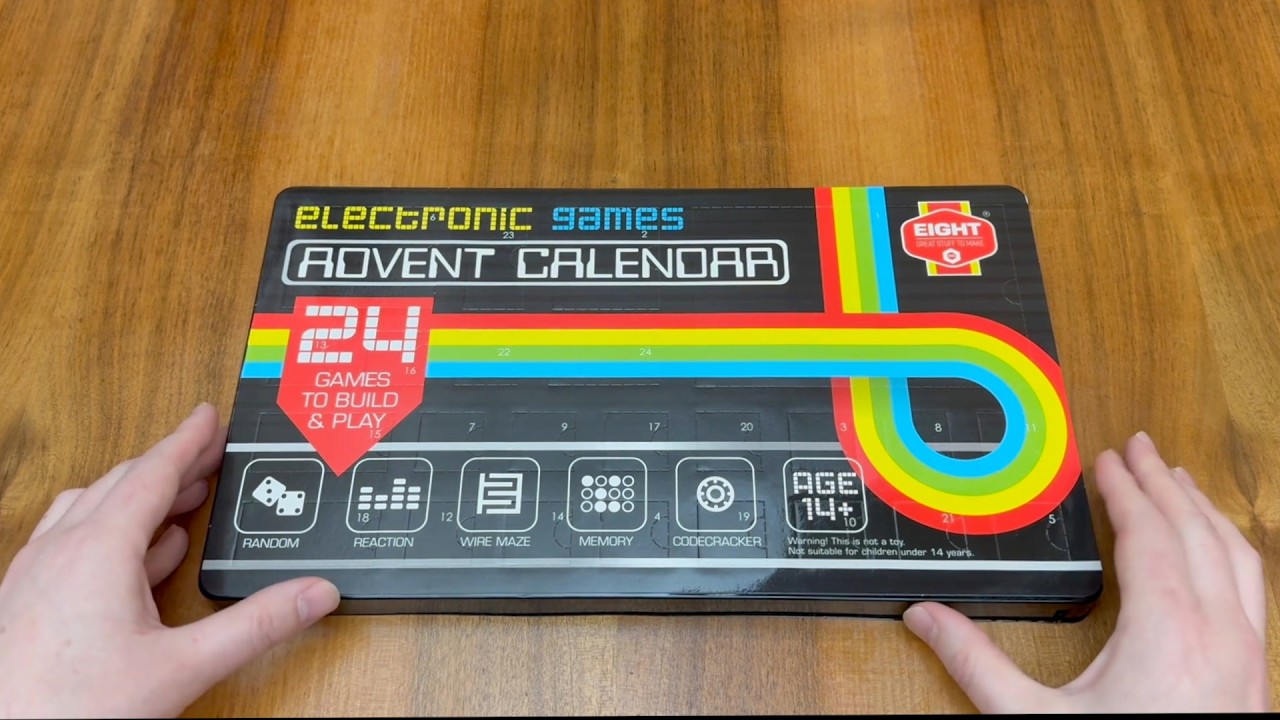 Calendrier De L'Avent Eight Innovation Electronic Games - 24 Jeux Électroniques à Construire Soi-Même