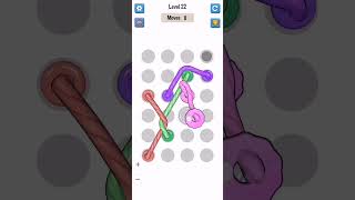 Tangle Rope: Twisted 3D ||level 22|| 🔀 😎 #puzzle #shorts